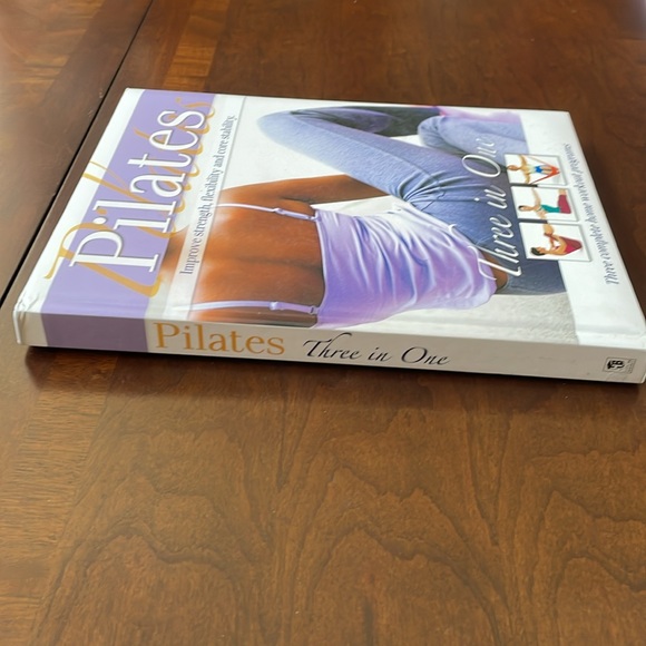 Pilates Three in One Book Hardcover three complete workout program illustrated - Picture 3 of 10